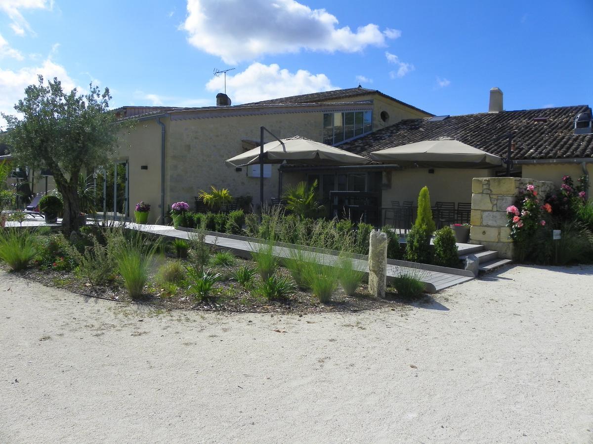 Logis- Hotel Spa Restaurant L'Epicurial Saint-Pey-de-Castets ภายนอก รูปภาพ